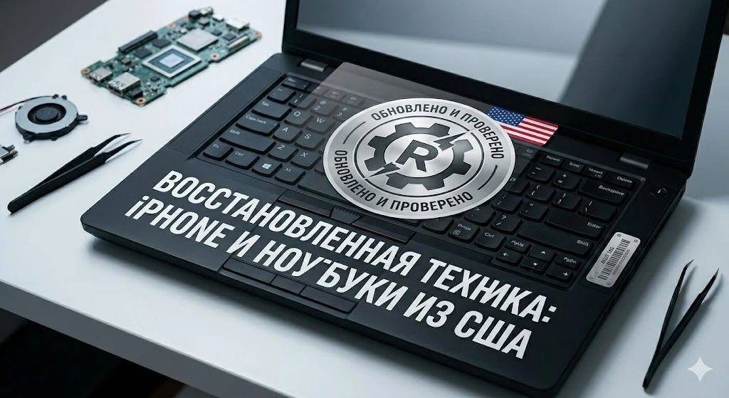 Ноутбук зі США з наклейками