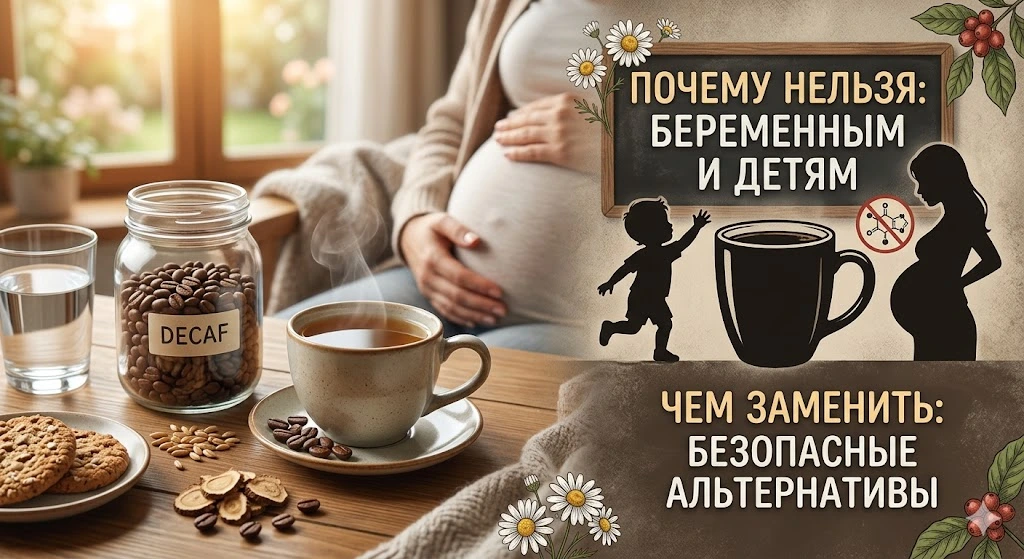 Вагітна, дошка, замінники кави