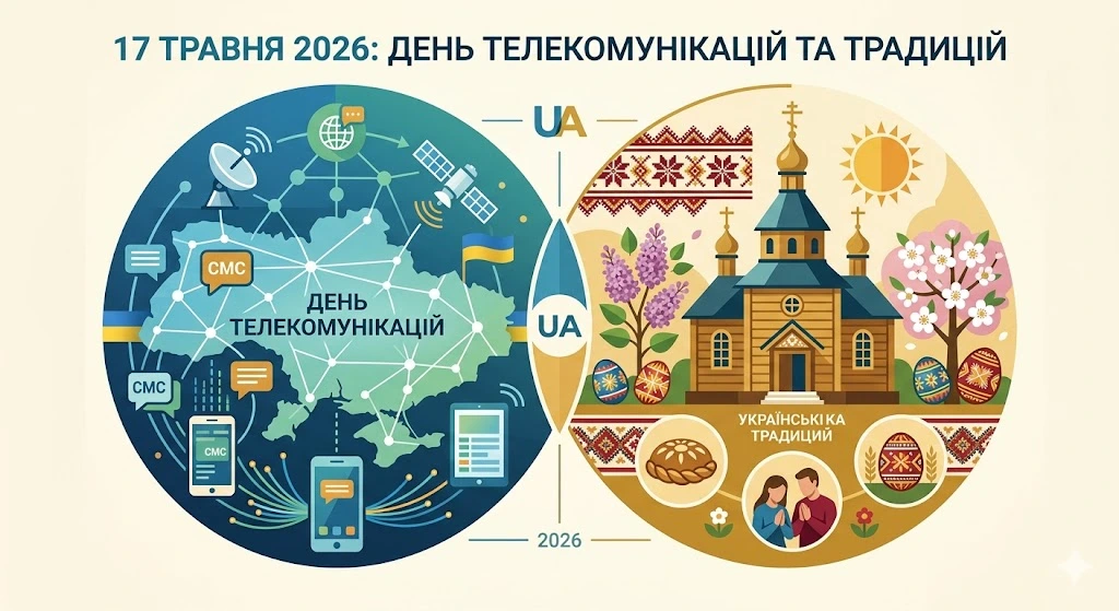 Інфографіка, свято, телекомунікації, традиції