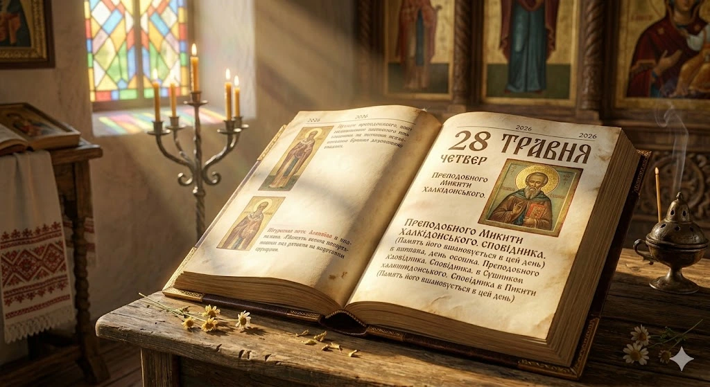 Старинная церковная книга