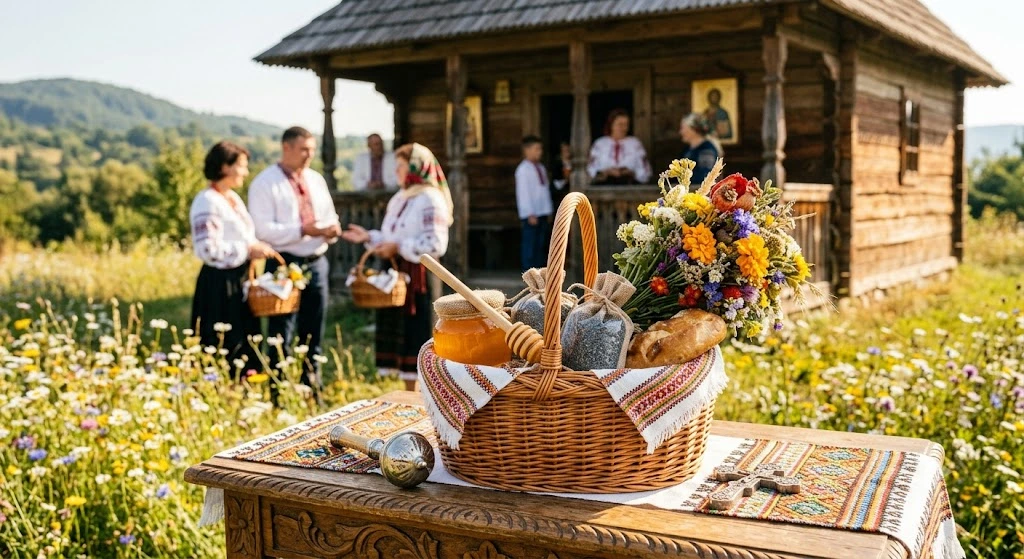 Традиційний кошик на Маковія