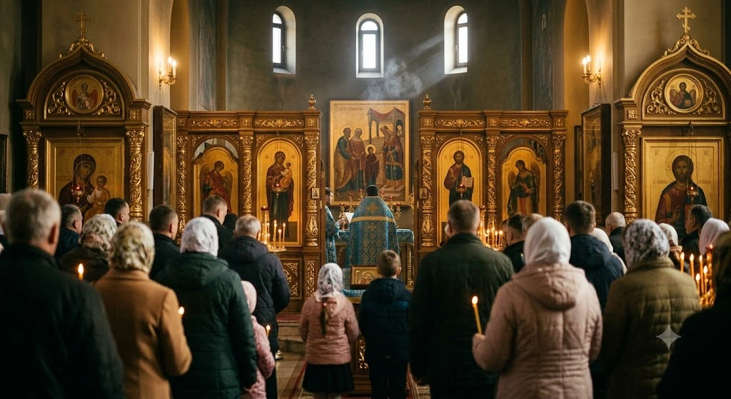 Віряни в храмі