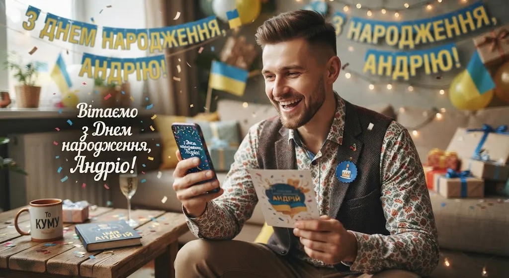 Андрей празднует день рождения
