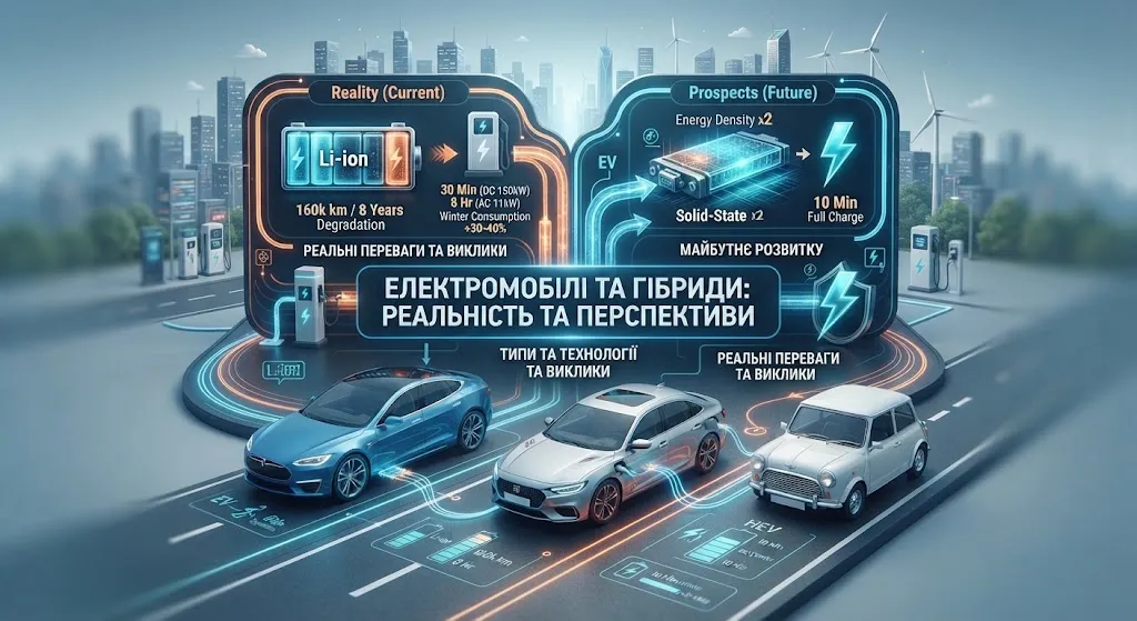 Инфографика: электромобили, гибриды, сравнение