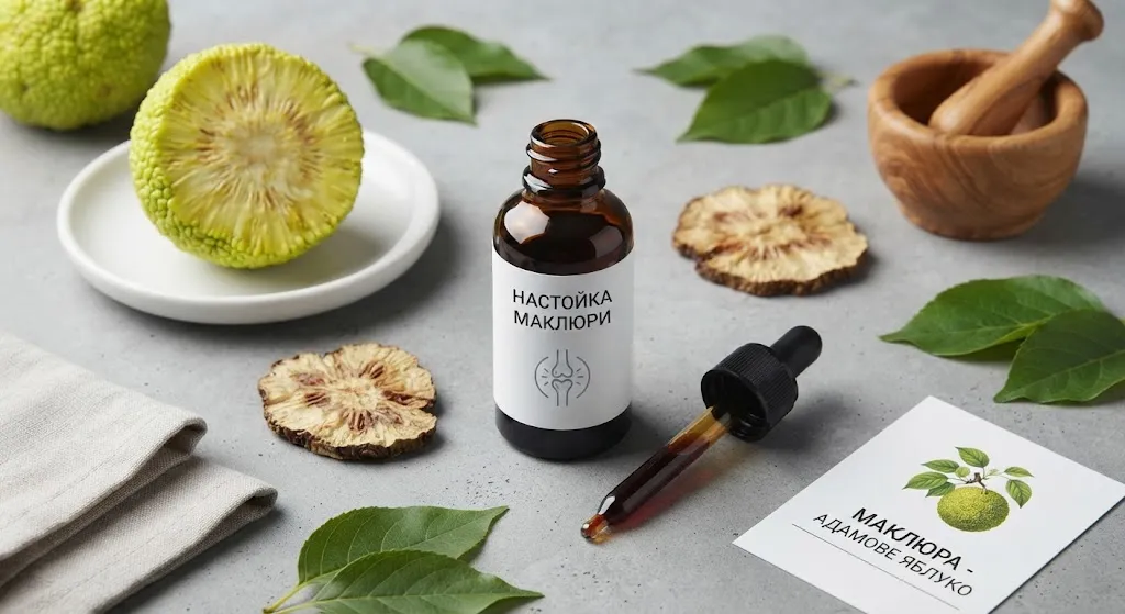 Краплі настоянки маклюри (адамове яблуко)