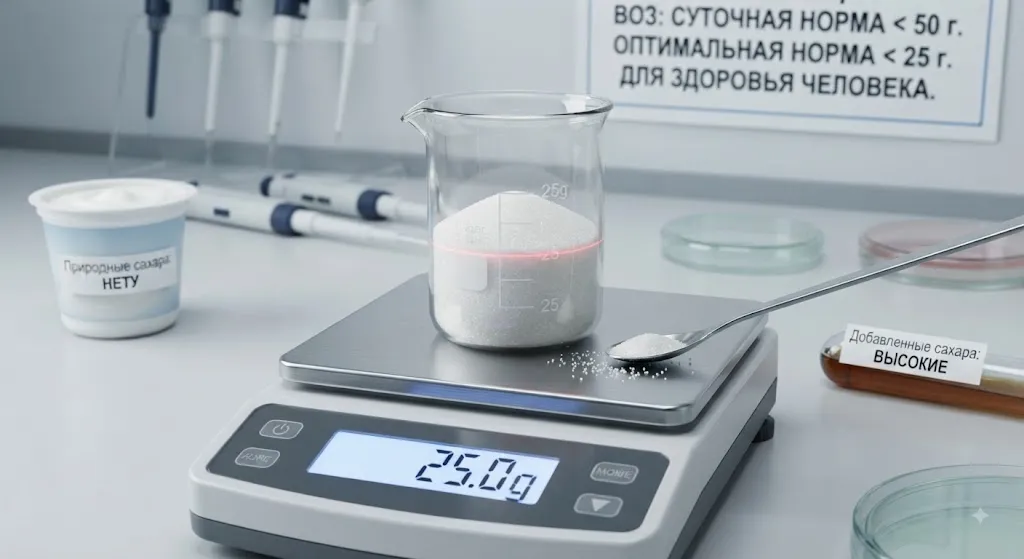 Точное взвешивание сахара 25г