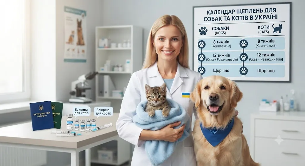 Вакцинация кота и собаки