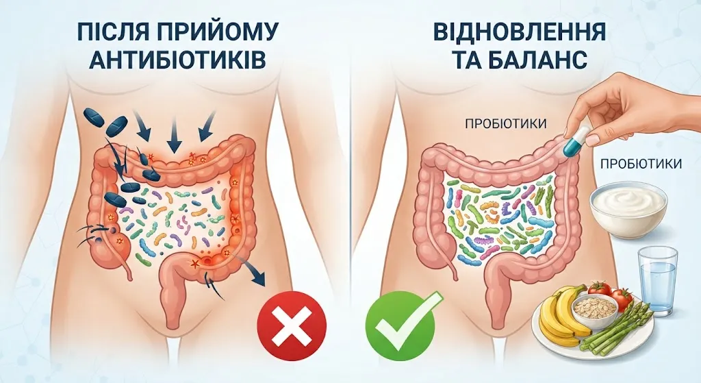 Восстановление микрофлоры кишечника после антибиотиков