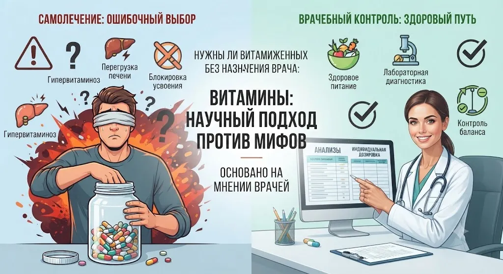 Врачебный контроль против самолечения