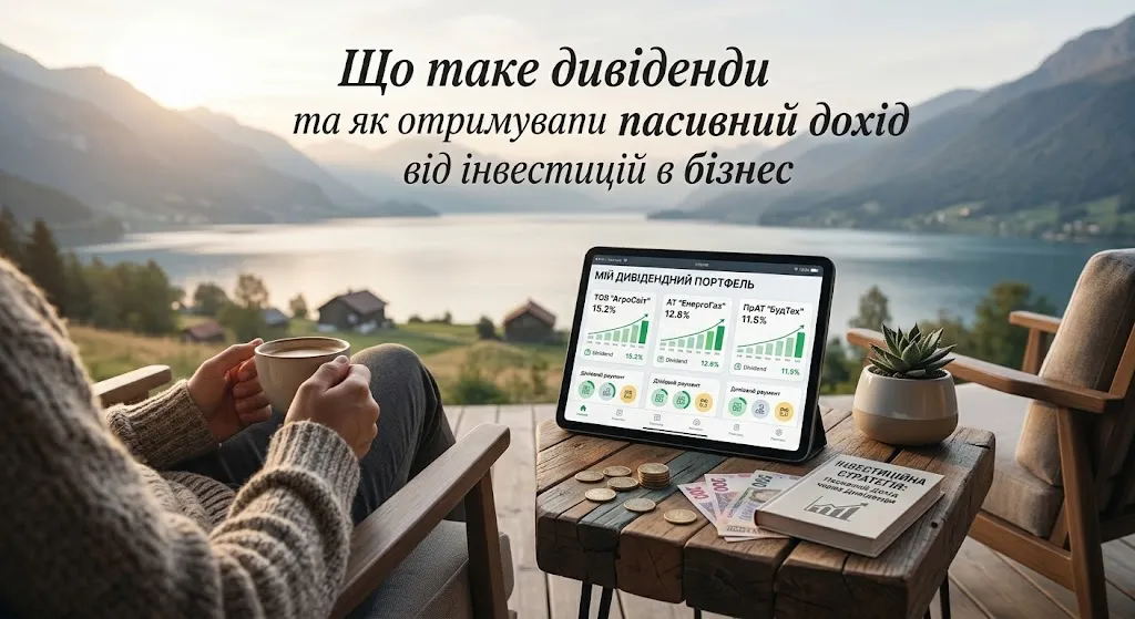 Дивіденди, інвестиції, бізнес, дохід