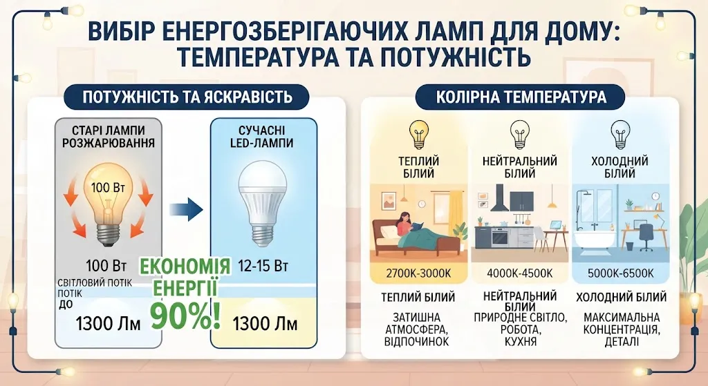 Инфографика: выбор LED-ламп