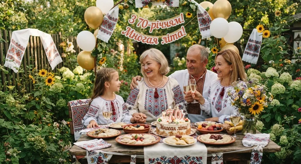 Праздник в украинском саду