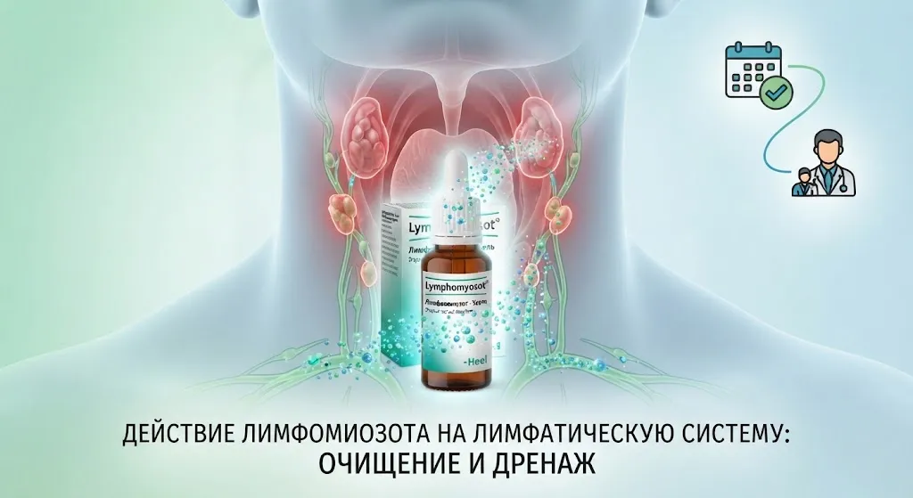 Действие Лимфомиозота на лимфу